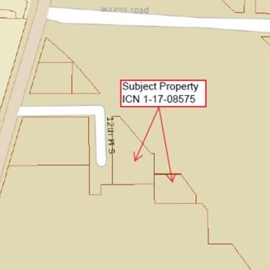 Map of parcel-1-17-08575, King County