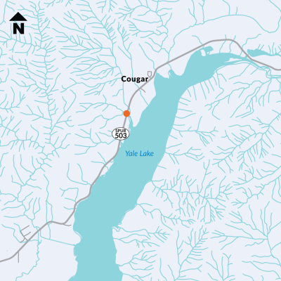 State Route 503 Spur - Culvert Failure - project location map 