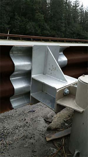 Guardrail Anchor Retrofit Close-up