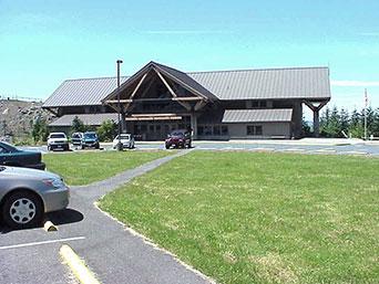 Photo of Forest Learning Center safety rest area on SR 504