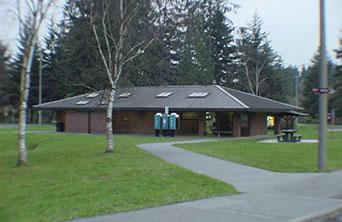 Photo of Silver Lake safety rest area on southbound I-5