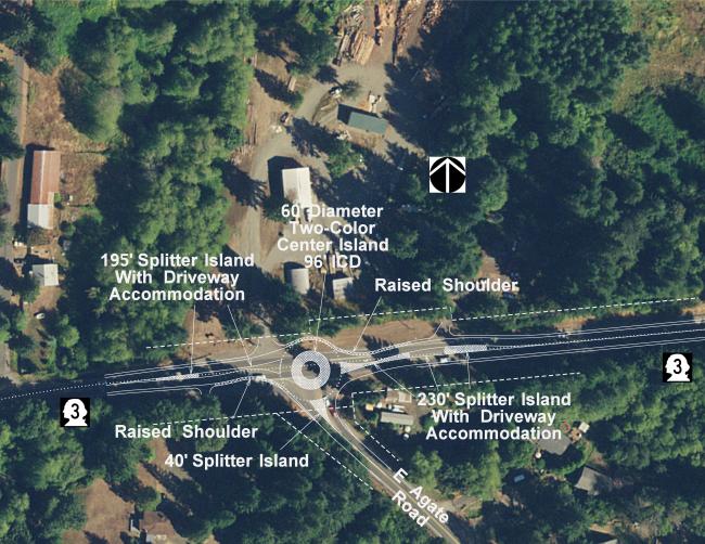 A map of SR 3 at E Agate Road and surrounding are in Mason County, Washington