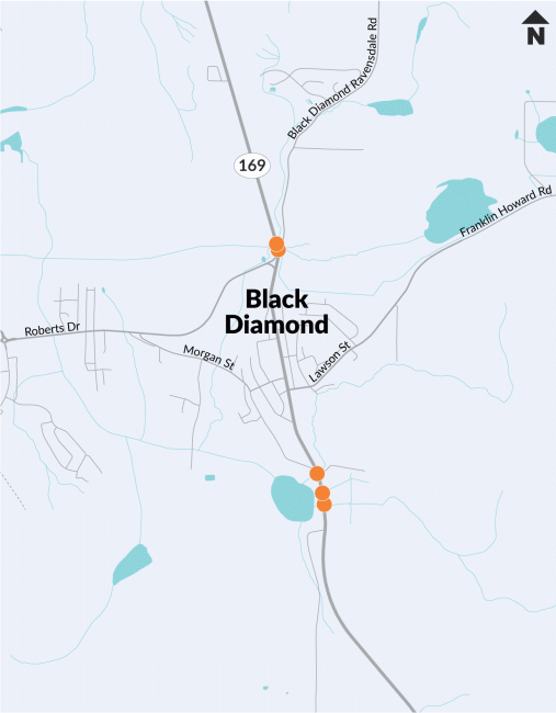 SR 169 Fish Passage Projects near Black Diamond